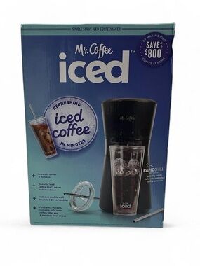 Mr. Coffee Iced Coffee Single Serve Iced Coffee Maker Brand New in Box